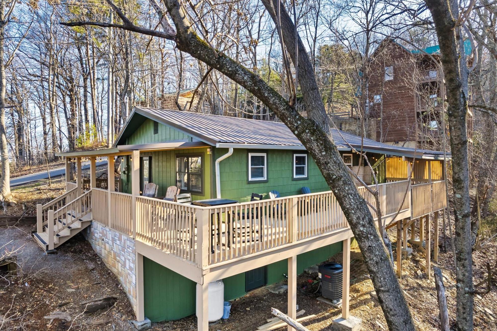 Cabin With Spectacular View With Hot Tub In The Smoky Mtns Sevierville Exterior foto